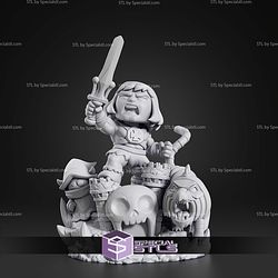 Chibi He Man 88mm STL Files