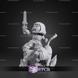 Chibi He Man 88mm STL Files