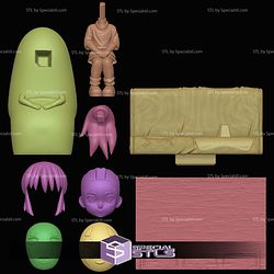 Chihiro And Noway Spirited Away Chibi 117mm STL Files