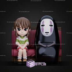 Chihiro And Noway Spirited Away Chibi 117mm STL Files