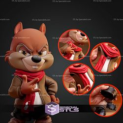 Chip Chipmunk Urban Vibes Edition No Ams STL Files