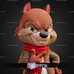 Chip Chipmunk Urban Vibes Edition No Ams STL Files