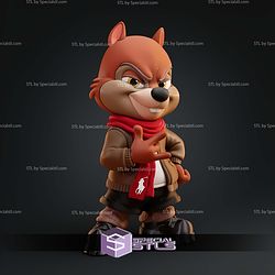 Chip Chipmunk Urban Vibes Edition No Ams STL Files