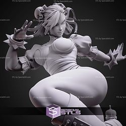 Chun Li Kick Pose 249mm STL Files
