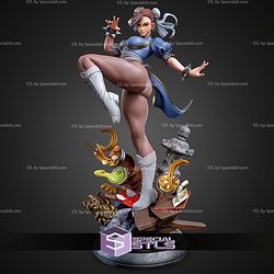 Chun Li Kick Pose 249mm STL Files