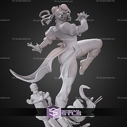 Chun Li Kick Pose 249mm STL Files