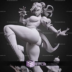 Chun Li Kick Pose 249mm STL Files