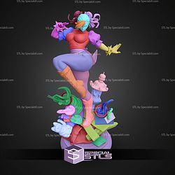Chun Li Kick Pose 249mm STL Files