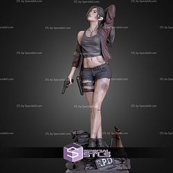 Claire Redfield City Night 200mm STL Files