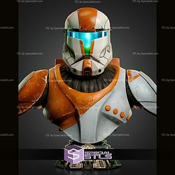 Clone Commando Portrait Bust 284mm STL Files