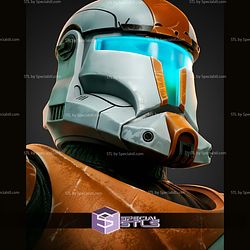 Clone Commando Portrait Bust 284mm STL Files