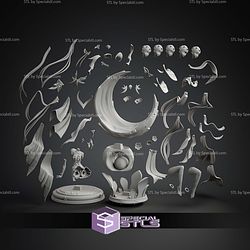 Columbina On Moon STL Files
