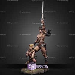 Conan Barbarian And Valeria STL Files