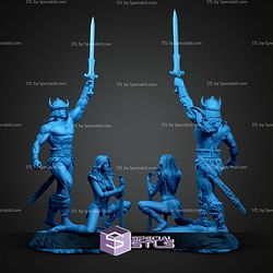 Conan Barbarian And Valeria STL Files