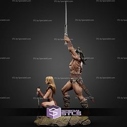 Conan Barbarian And Valeria STL Files