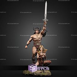 Conan Barbarian And Valeria STL Files