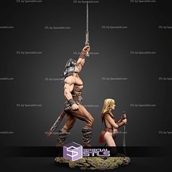 Conan Barbarian And Valeria STL Files