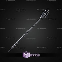 Cosplay STL Files Black Manta Trident from Aquaman