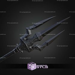 Cosplay STL Files Black Manta Trident from Aquaman