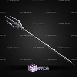 Cosplay STL Files Black Manta Trident from Aquaman