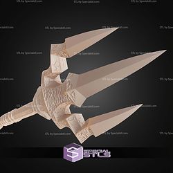 Cosplay STL Files Black Manta Trident from Aquaman