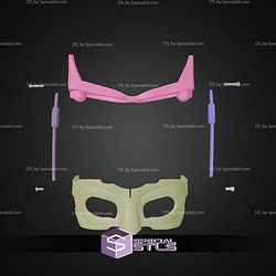 Cosplay STL Files Catwoman Mask Dark Knight Rises