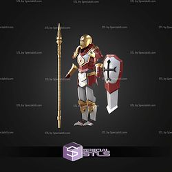 Cosplay STL Files Menoth Helmet and Armor