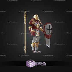 Cosplay STL Files Menoth Helmet and Armor