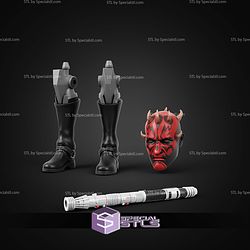 Custom 1 12 Figure Collection Darth Maul Shadow Lord