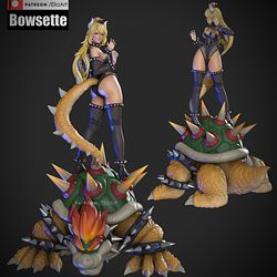 Bowsette Fanart from Mario