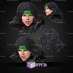 Custom Head STL Collection Cheshire Marvel Legend
