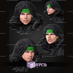 Custom Head STL Collection Cheshire Marvel Legend