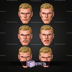 Custom Head STL Collection Duke GIJOE