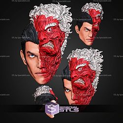 Custom Head STL Collection Two Face