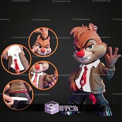 Dale Chipmunk Urban Vibes Edition No Ams STL Files