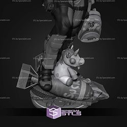 Deadpool Unicorn School STL Files