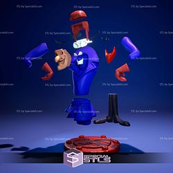 Dick Dastardly Multiparts STL Files