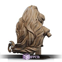 Djinn Female Genie Bust STL Files