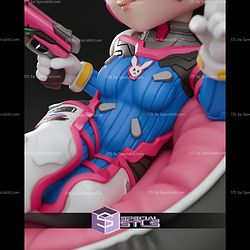 Dva Overwatch Chibi 110mm STL Files
