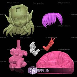 Dva Overwatch Chibi 110mm STL Files