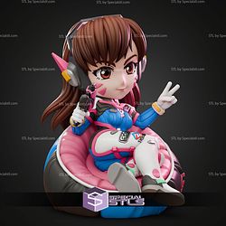 Dva Overwatch Chibi 110mm STL Files