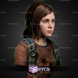 Ellie Portrait Bust 267mm STL Files