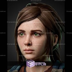 Ellie Portrait Bust 267mm STL Files