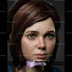 Ellie Portrait Bust 267mm STL Files