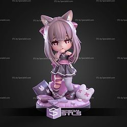 Fallen Shadow Vtuber Chibi STL Files