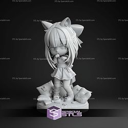 Fallen Shadow Vtuber Chibi STL Files