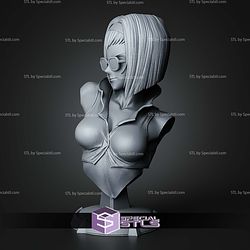 Faye Cowboy Bebop Bust 116mm STL Files