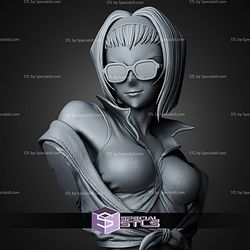 Faye Cowboy Bebop Bust 116mm STL Files