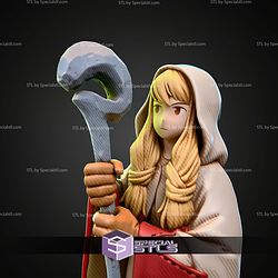 Female White Mage 191mm STL Files