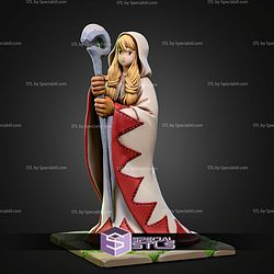 Female White Mage 191mm STL Files
